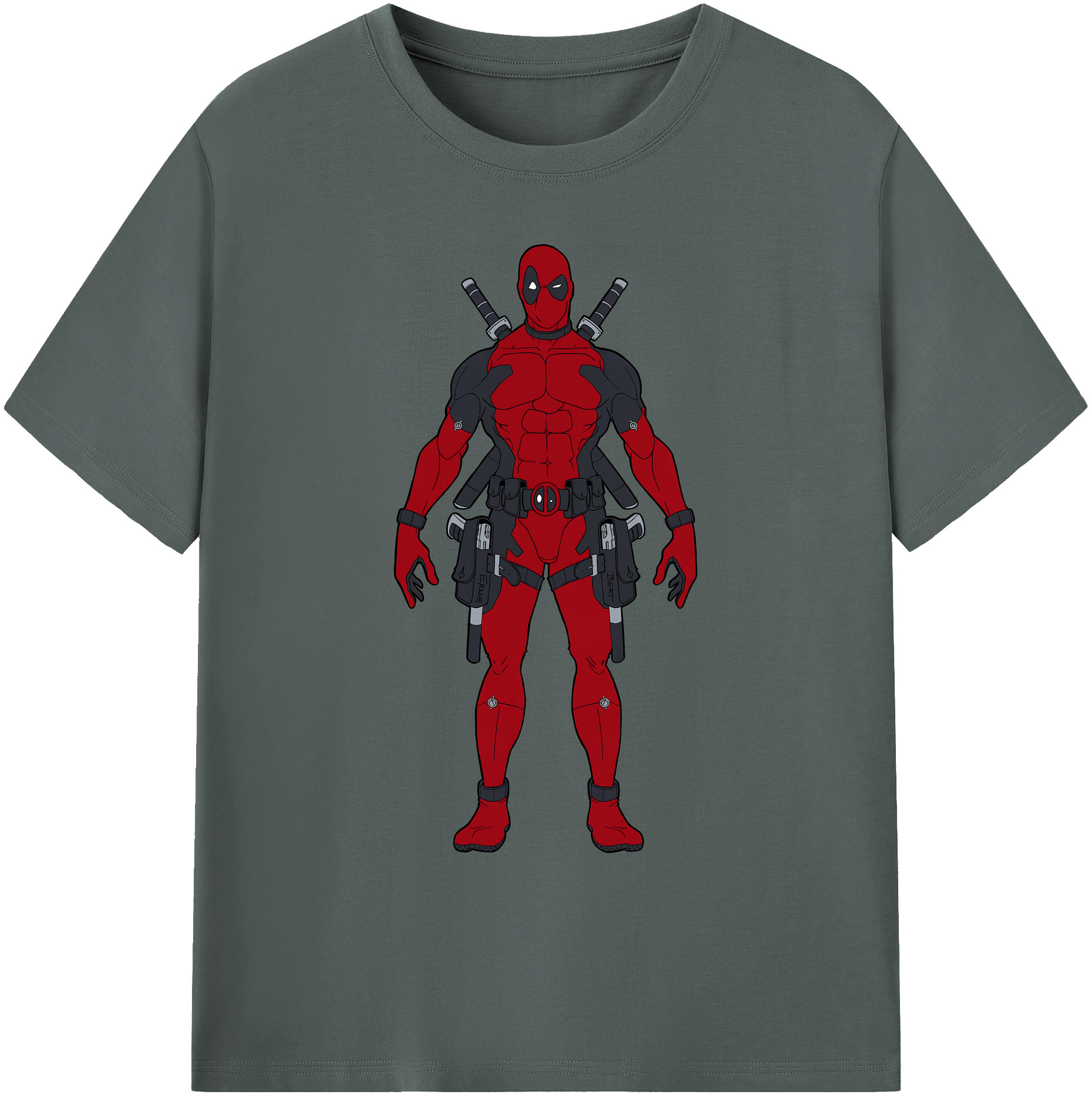 （画像用） Deadpool デッドプール 綿100％ メンズ半袖Tシャツ｜肌触りやわらか＆通気性